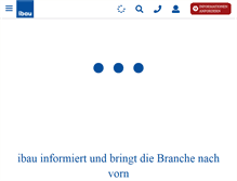 Tablet Screenshot of ibau.de